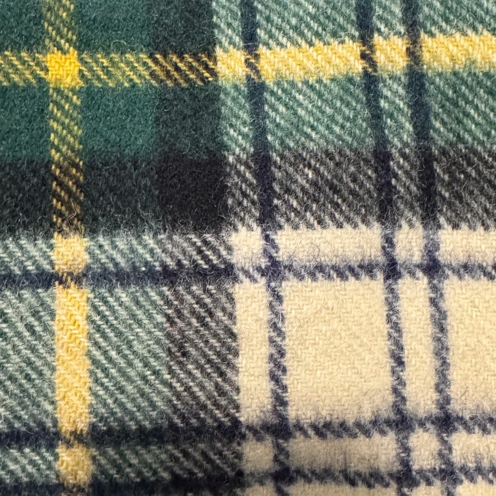 Scottish Rally Klad vintage tartan Plaid Wool blanket or Travel picnic rug